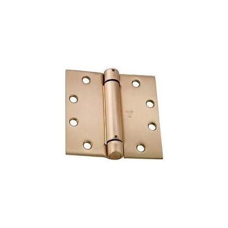 Best Hinges 4in x 4in Spring Hinge # 422108 Satin Bronze Finish 2060R410A
